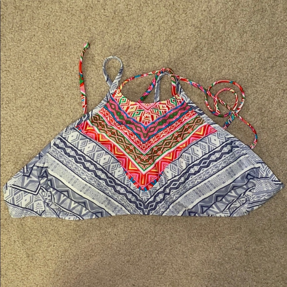 Halter Target Bathing Suit Top